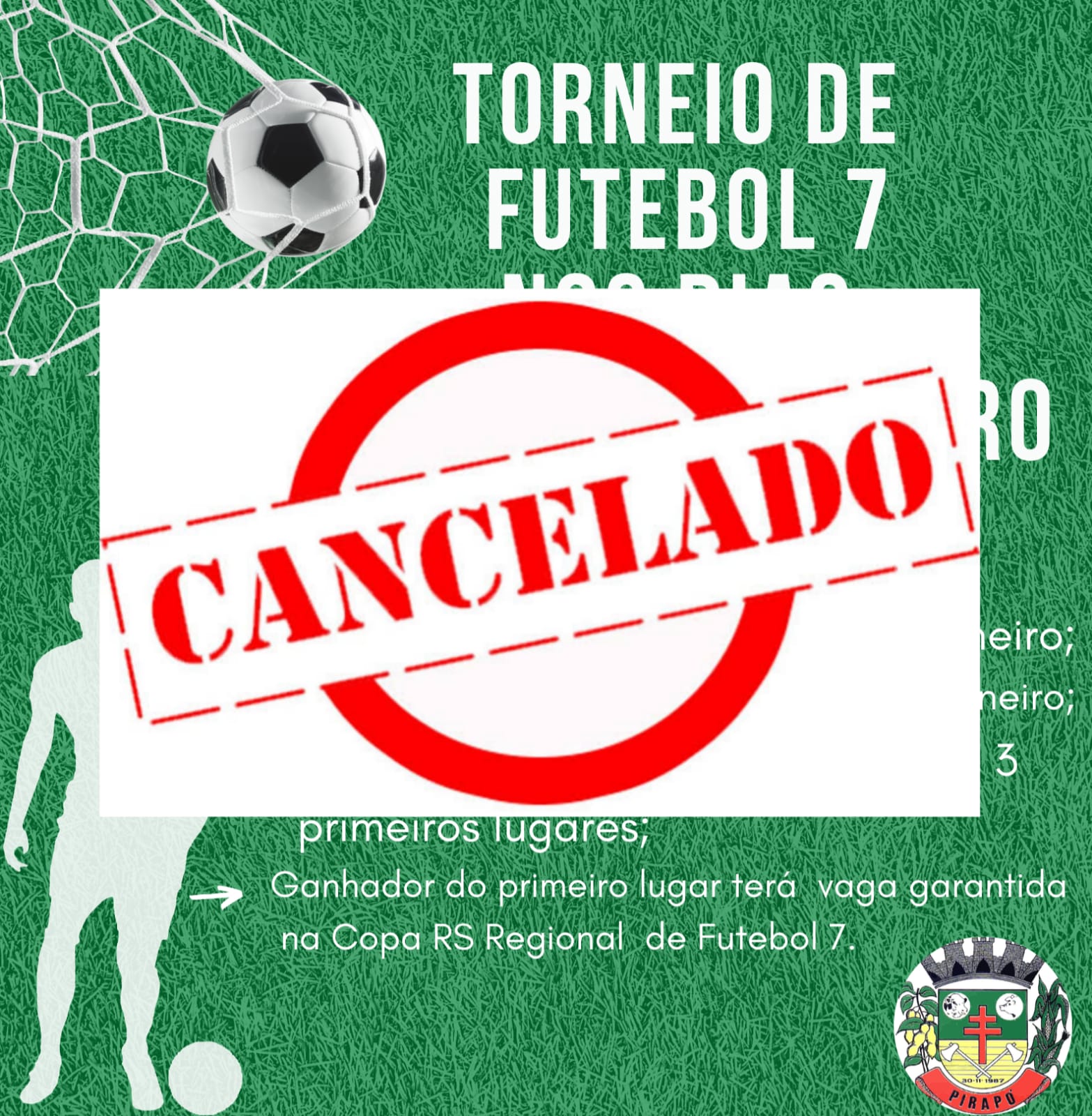 TORNEIO CANCELADO